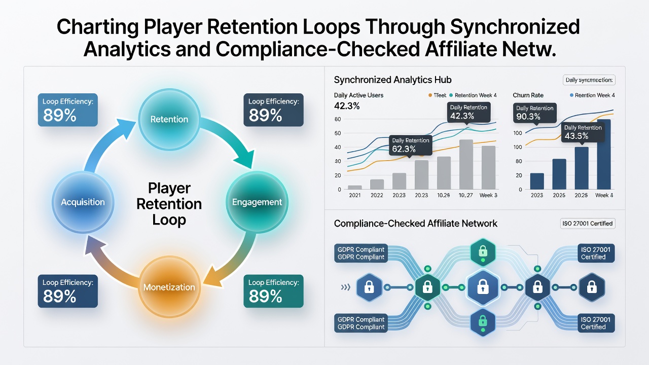 Visualisierung von compliance-geprüften Affiliate-Netzwerken und Echtzeit-Analysen für Spielerbindung